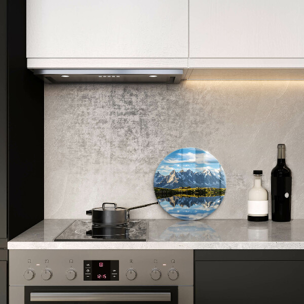 Tagliere in vetro Paesaggio montano