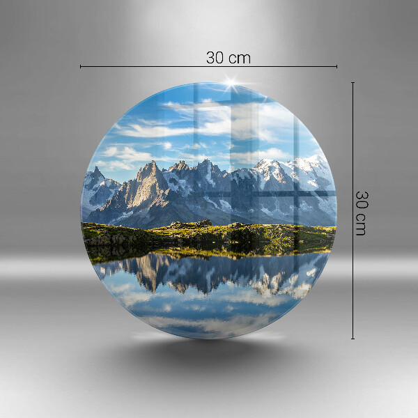 Tagliere in vetro Paesaggio montano