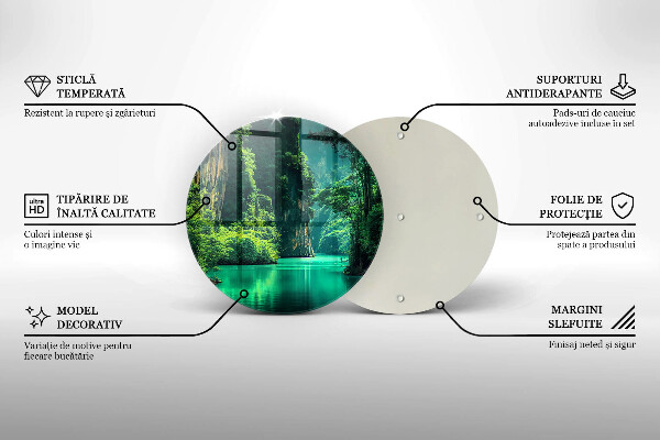 Tagliere in vetro temperato Paesaggio lagunare