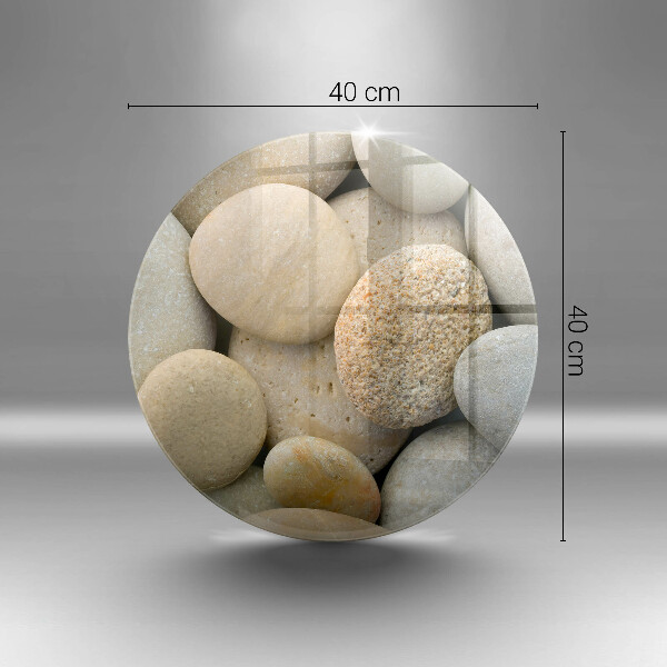 Tagliere in vetro Modello di pietre ovali