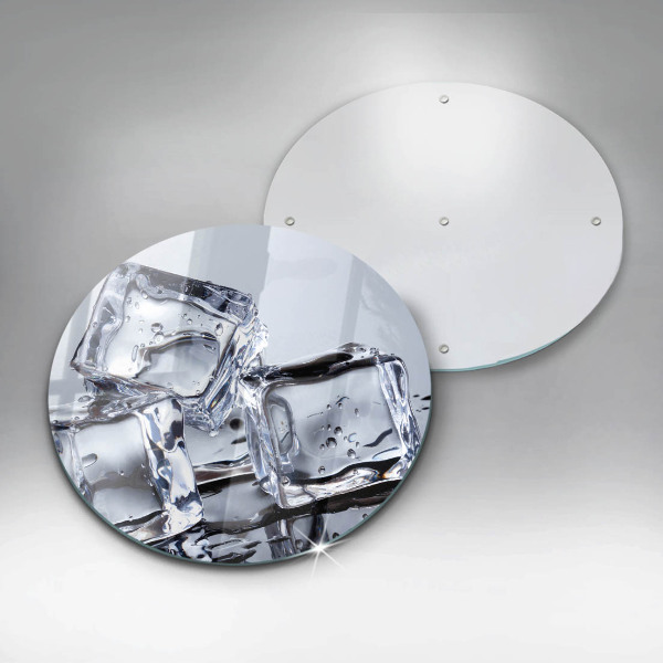 Tagliere in vetro Cubetti di ghiaccio