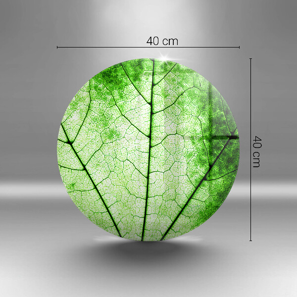 Tagliere in vetro Foglia venata decorativa