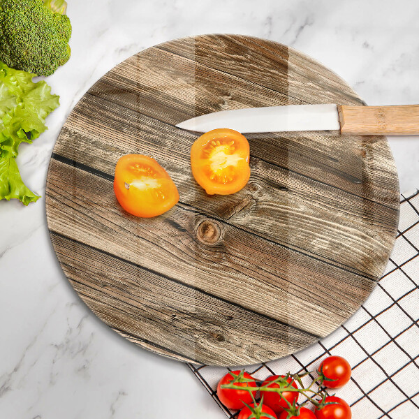 Tagliere in vetro Struttura della plancia di legno