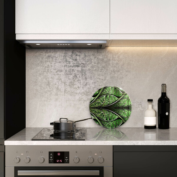 Tagliere in vetro Struttura della nervatura fogliare