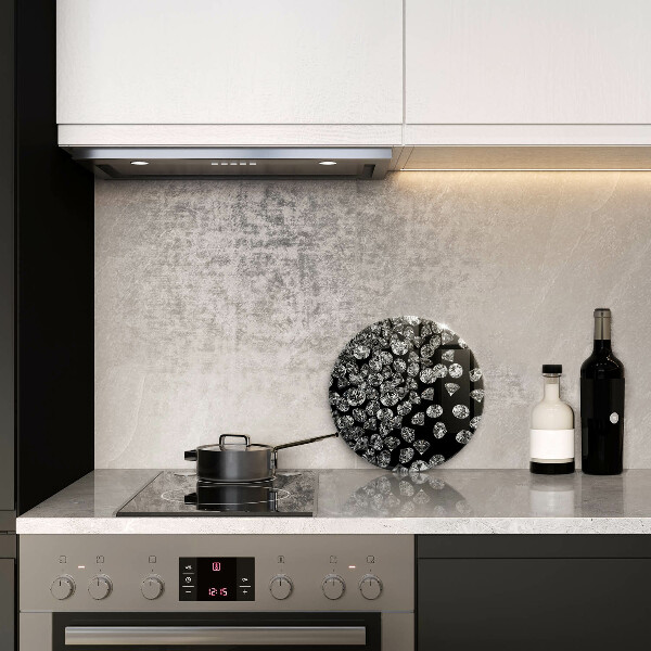 Tagliere in vetro Diamanti diamanti