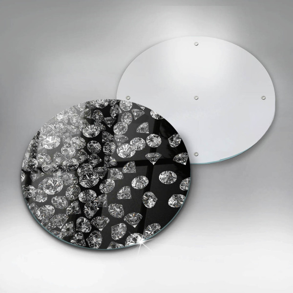 Tagliere in vetro Diamanti diamanti