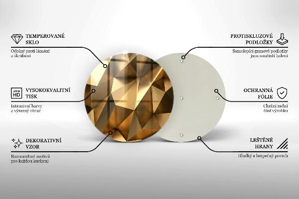 Tagliere in vetro Sfondo di astrazione della struttura