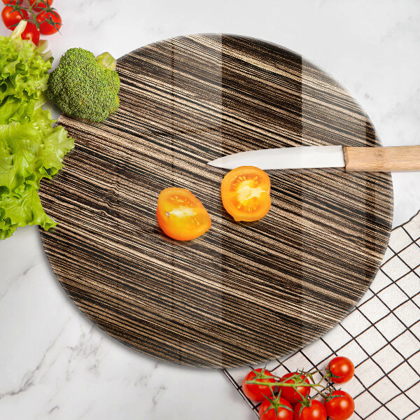 Tagliere in vetro Struttura del legno