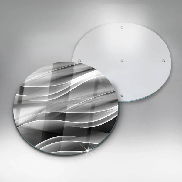 Tagliere in vetro Linee astratte di fumo