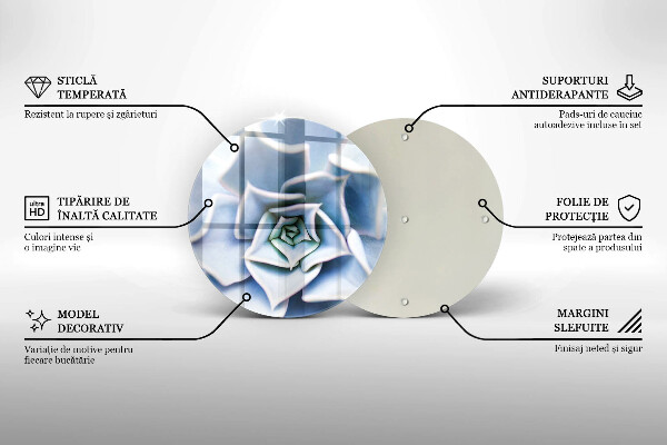 Tagliere in vetro Pianta da fiore