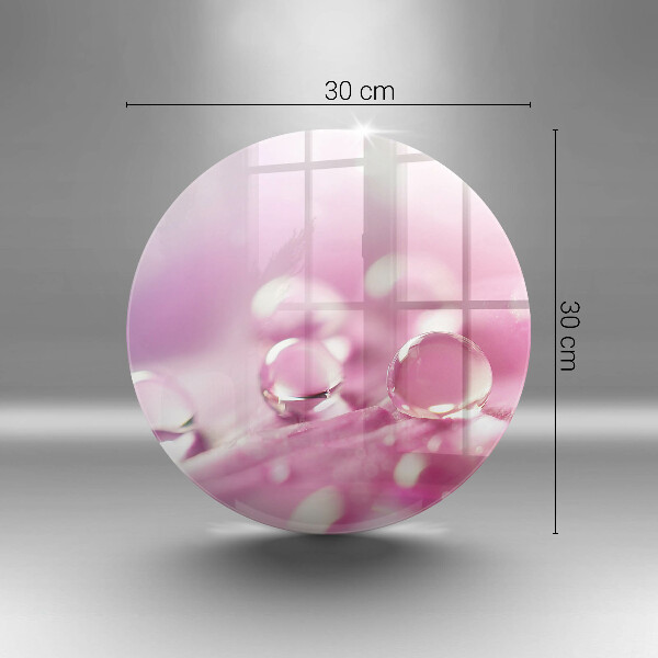 Tagliere in vetro Petali di fiori di rugiada