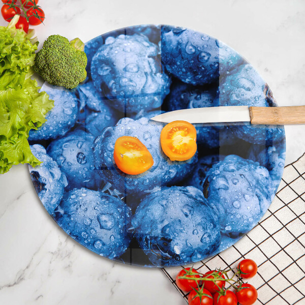 Tagliere in vetro Mirtilli succosi