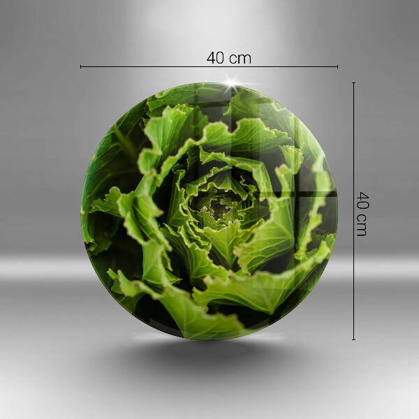Tagliere in vetro Mangiare foglie di lattuga