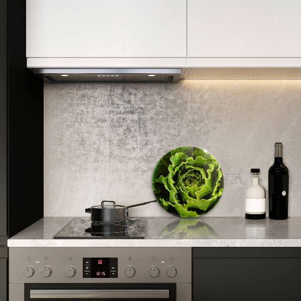 Tagliere in vetro Mangiare foglie di lattuga