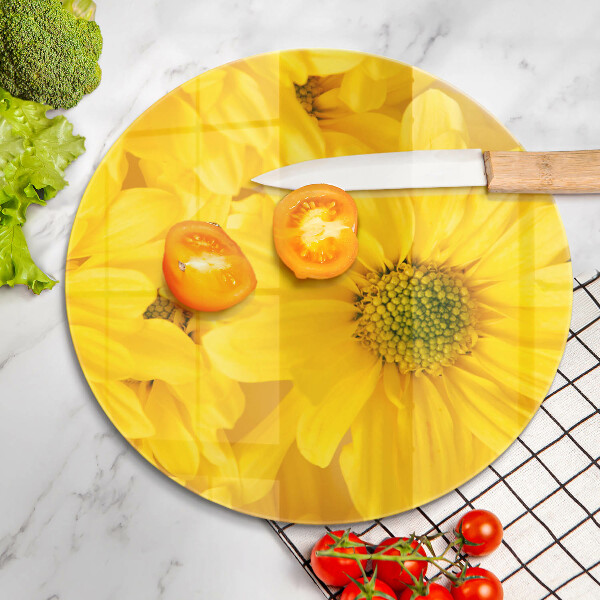 Tagliere in vetro Petali di fiori