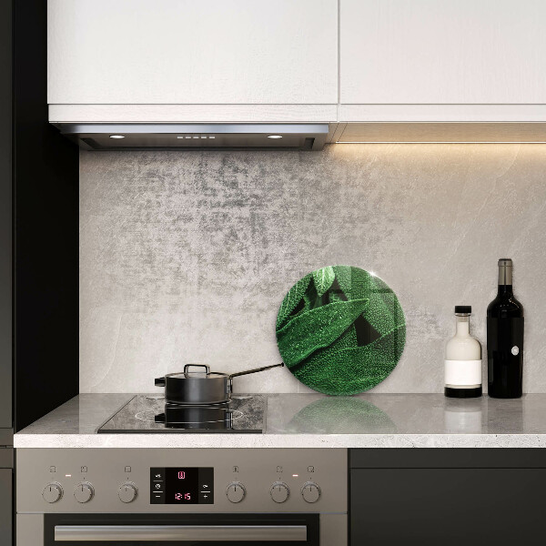 Tagliere in vetro Le foglie della pianta