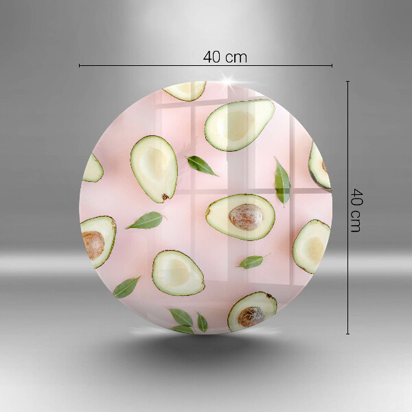 Tagliere in vetro Modello di avocado