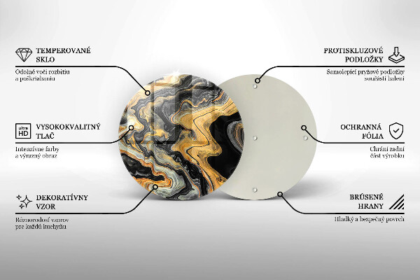 Tagliere in vetro Struttura astratta