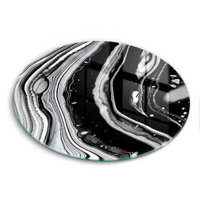 Tagliere in vetro Astrazione dell'inchiostro