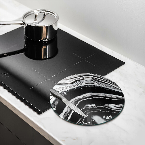 Tagliere in vetro Astrazione dell'inchiostro