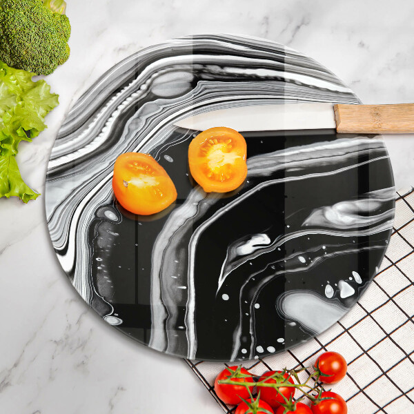 Tagliere in vetro Astrazione dell'inchiostro