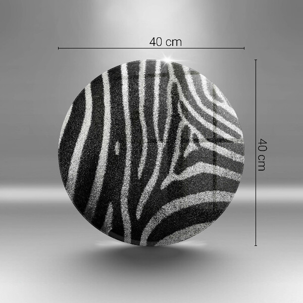 Tagliere in vetro Strisce zebrate