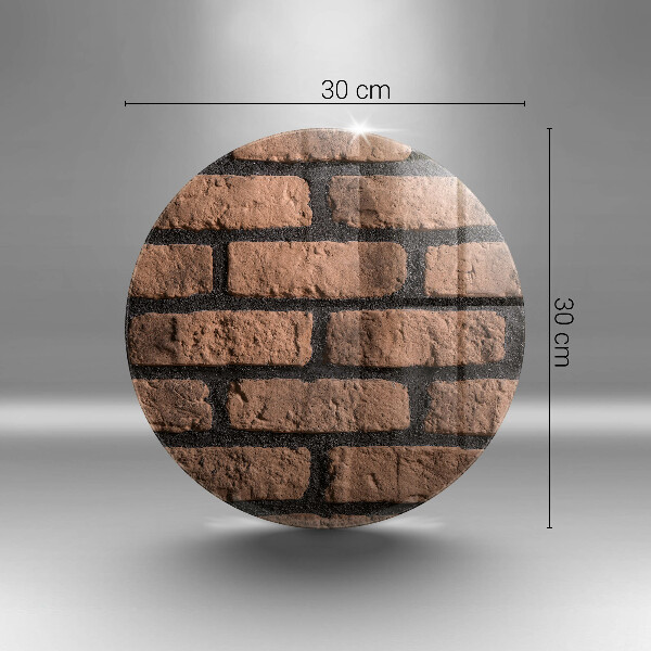 Tagliere in vetro Muro di mattoni