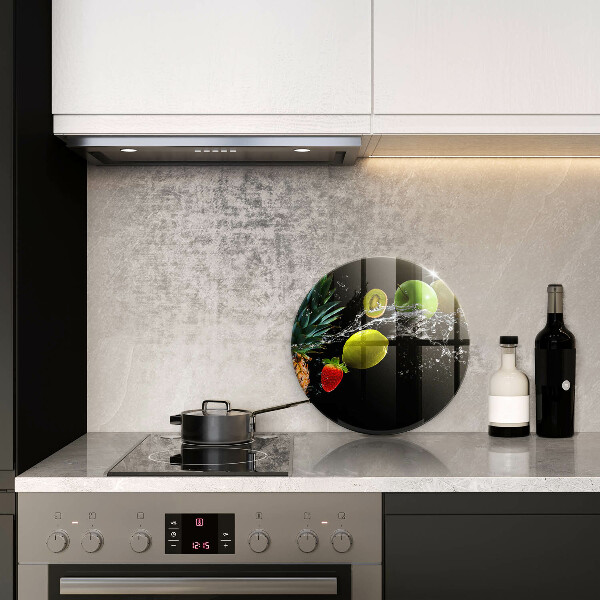 Tagliere in vetro temperato Frutta in acqua