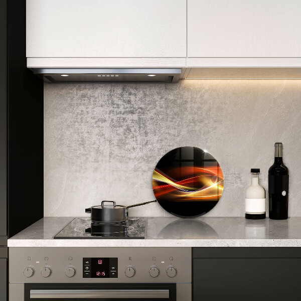 Tagliere in vetro Fumo e luce astratti