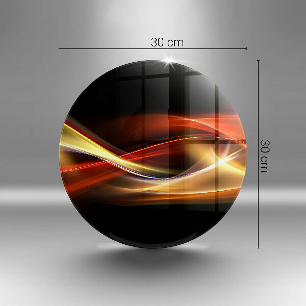 Tagliere in vetro Fumo e luce astratti