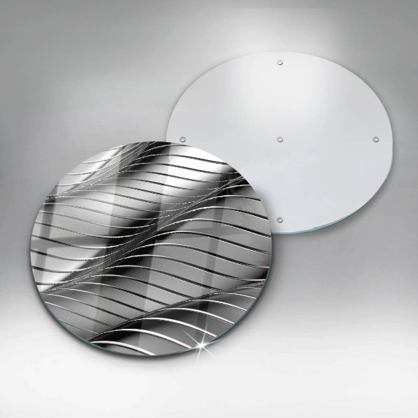 Tagliere in vetro Struttura in metallo 3D