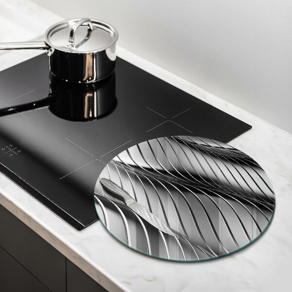 Tagliere in vetro Struttura in metallo 3D