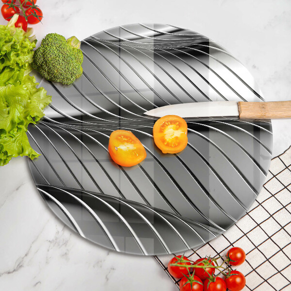 Tagliere in vetro Struttura in metallo 3D