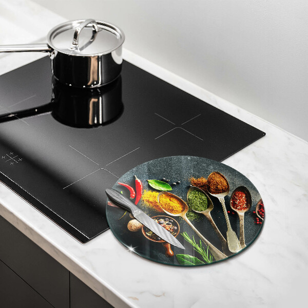 Tagliere in vetro Cucchiai da cucina di spezie