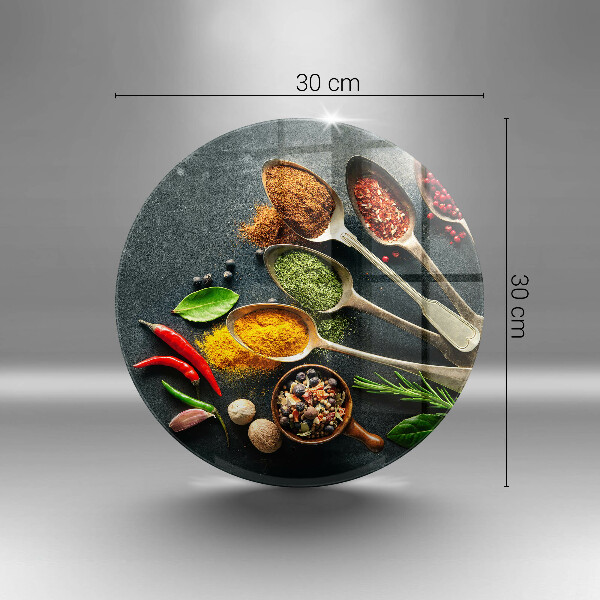 Tagliere in vetro Cucchiai da cucina di spezie