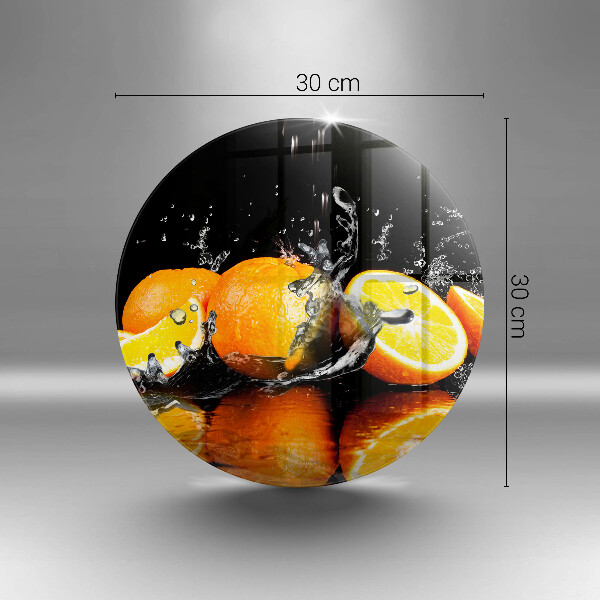 Tagliere in vetro Succoso frutto arancione