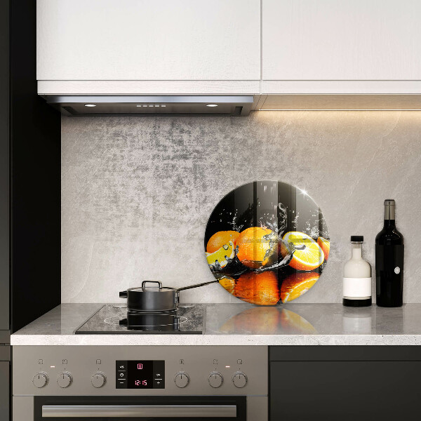 Tagliere in vetro Succoso frutto arancione