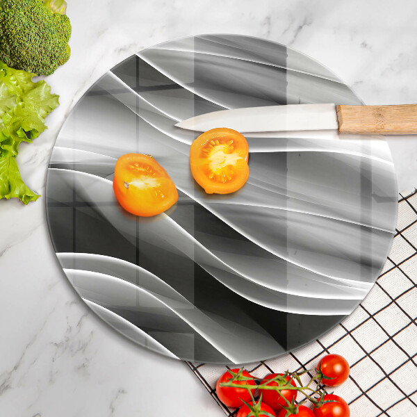 Tagliere in vetro Linee delicate di astrazione