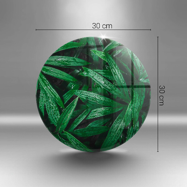 Tagliere in vetro temperato Foglie di piante