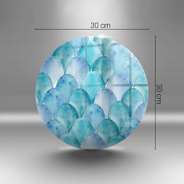 Tagliere in vetro temperato Scaglie di acquerello