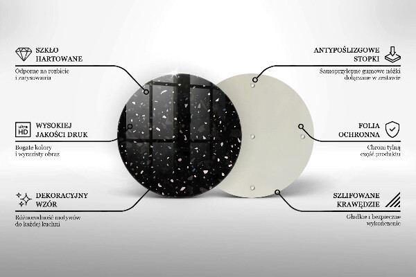 Tagliere in vetro temperato Gres scuro