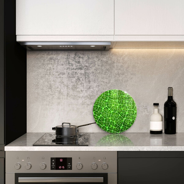 Tagliere in vetro temperato Struttura delle foglie