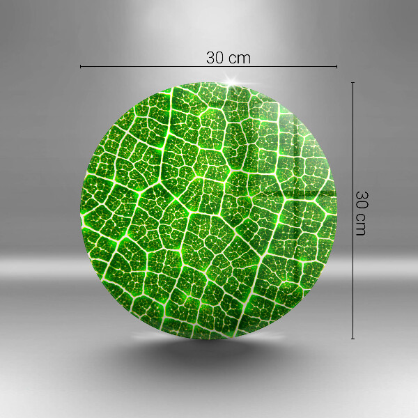 Tagliere in vetro temperato Struttura delle foglie