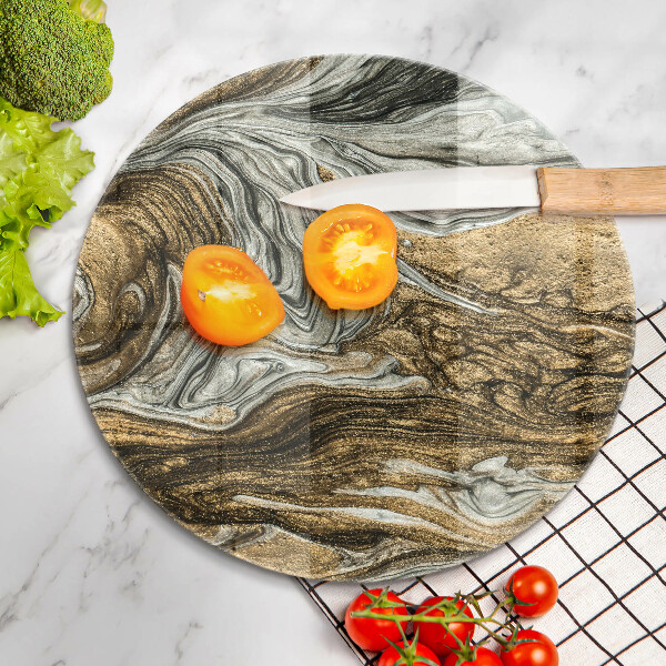 Tagliere in vetro temperato Ricca astrazione