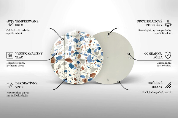 Tagliere in vetro temperato Gres decorativo