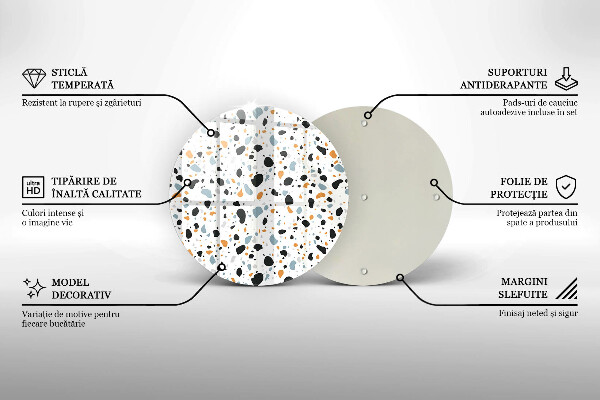 Tagliere in vetro temperato Gres decorativo