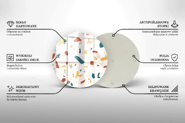 Tagliere in vetro temperato Gres decorativo