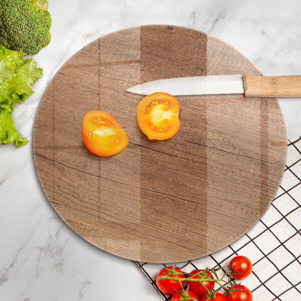 Tagliere in vetro Struttura del legno