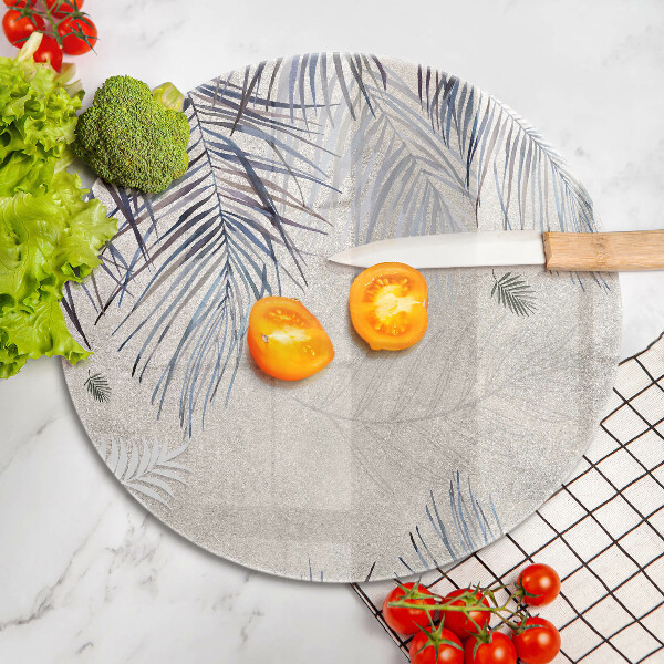 Tagliere in vetro temperato Foglie sottili