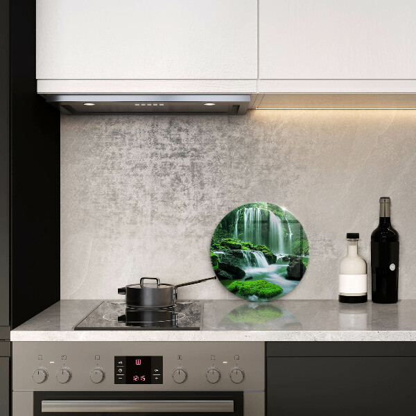 Tagliere in vetro Cascata selvaggia nella giungla